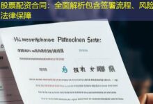 股票配资合同:全面解析包含签署流程、风险及法律保障-配资炒股网