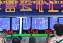 金牌配资推荐：哪家公司排名领先，投资好选择-配资炒股网