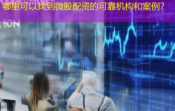 哪里可以找到微股配资的可靠机构和案例？