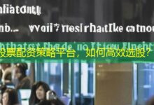 股票配资策略平台,如何高效选股?-配资炒股网