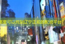 哪里可以找到辽宁正规的配资平台？-配资炒股网